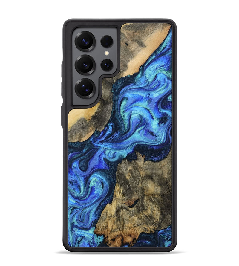 Galaxy S25 Ultra Wood Phone Case - Dax (Blue, 801078)