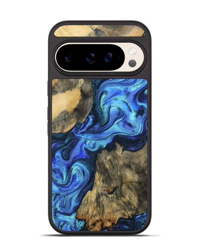 Pixel 10 Wood Phone Case - Dax (Blue, 801078)