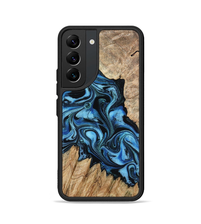 Galaxy S22 Wood Phone Case - Meghan (Blue, 801080)
