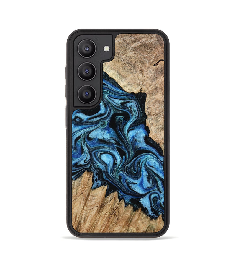 Galaxy S23 Wood Phone Case - Meghan (Blue, 801080)