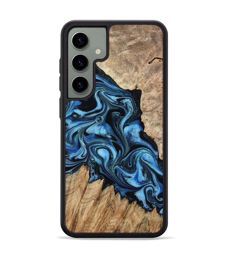 Galaxy S24 Plus Wood Phone Case - Meghan (Blue, 801080)