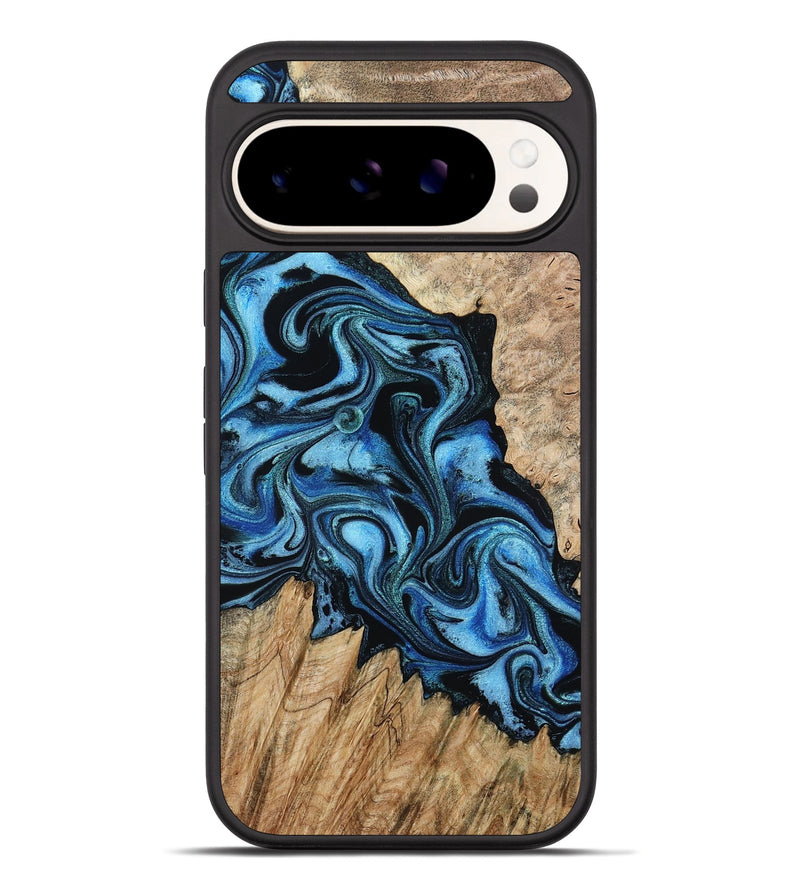Pixel 10 Pro XL Wood Phone Case - Meghan (Blue, 801080)