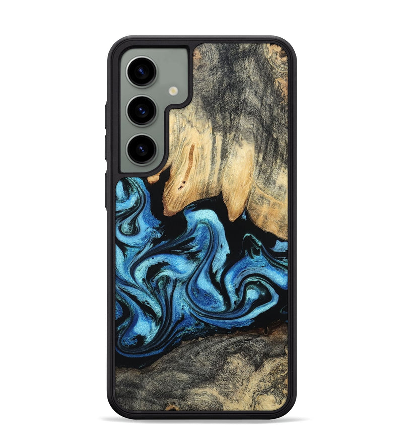 Galaxy S24 Plus Wood Phone Case - Tracie (Blue, 801081)