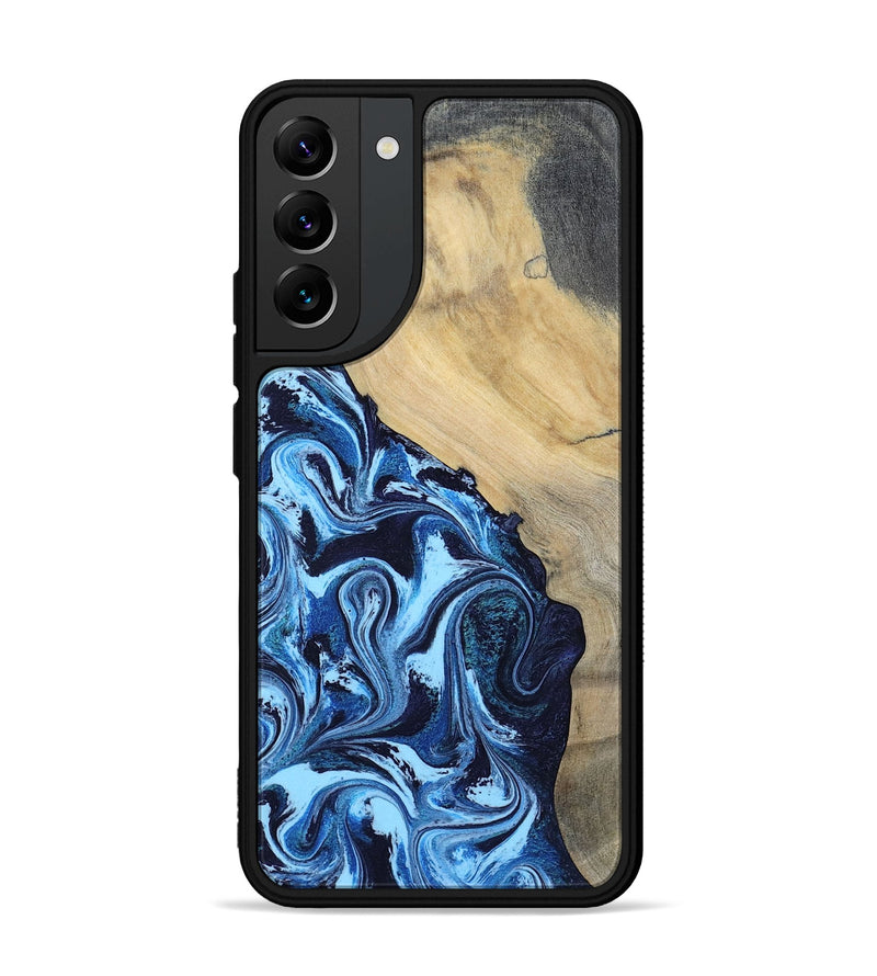 Galaxy S22 Plus Wood Phone Case - Besse (Blue, 801082)