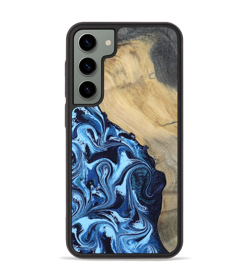 Galaxy S23 Plus Wood Phone Case - Besse (Blue, 801082)