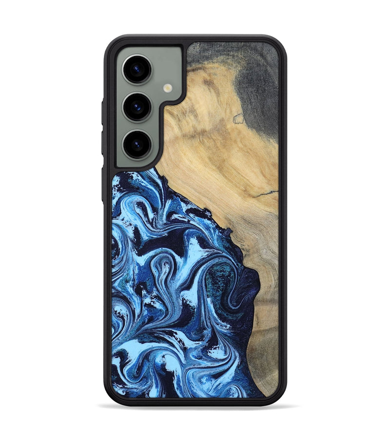 Galaxy S24 Plus Wood Phone Case - Besse (Blue, 801082)