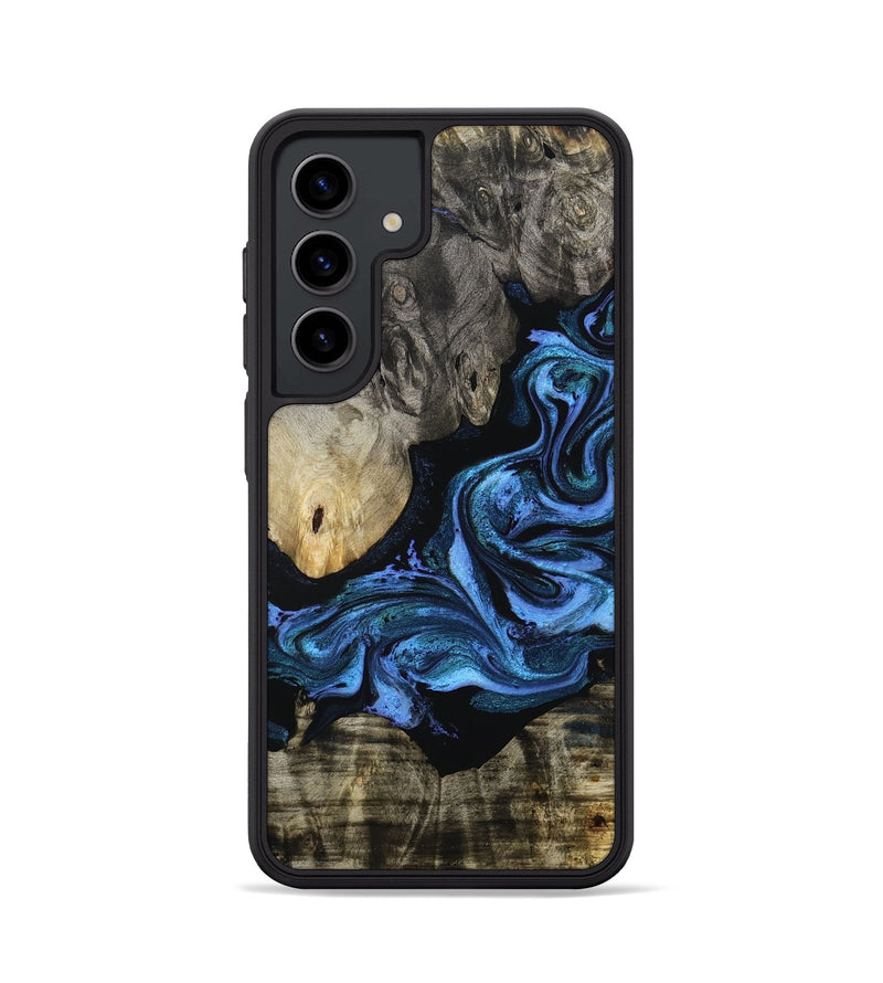 Galaxy S24 Wood Phone Case - Gerald (Blue, 801085)
