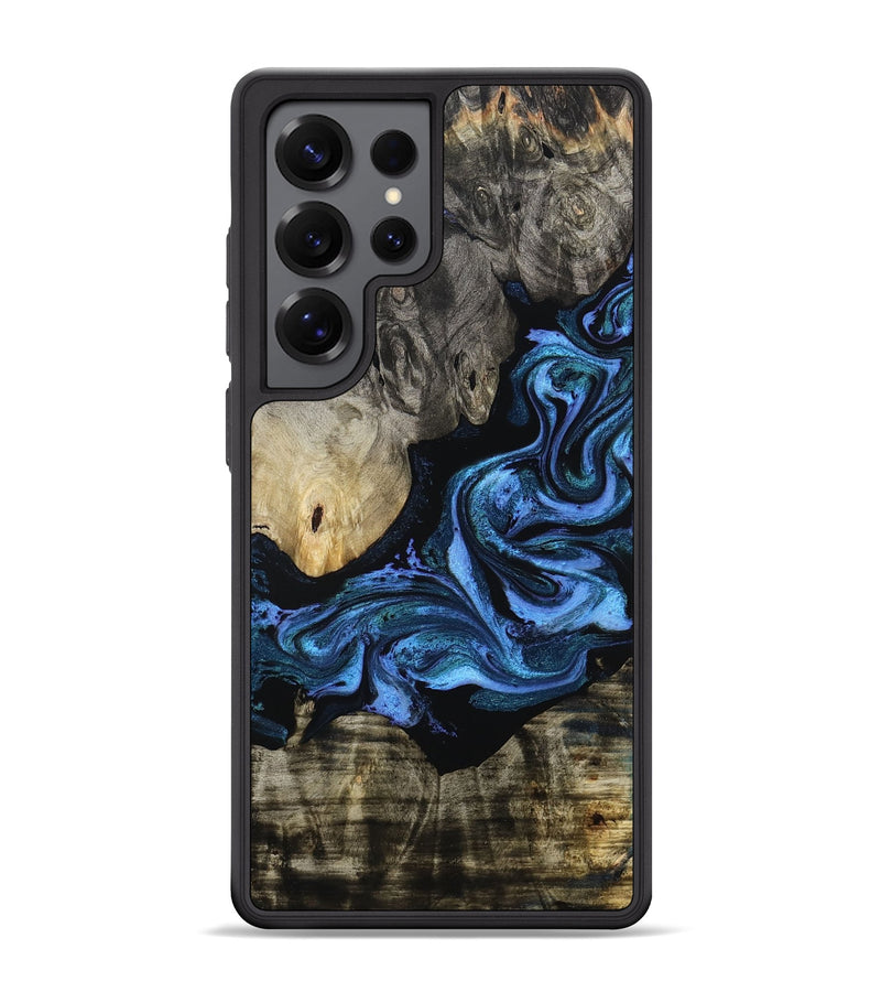 Galaxy S25 Ultra Wood Phone Case - Gerald (Blue, 801085)