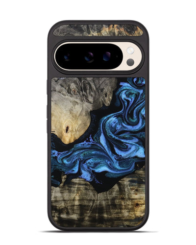 Pixel 10 Wood Phone Case - Gerald (Blue, 801085)