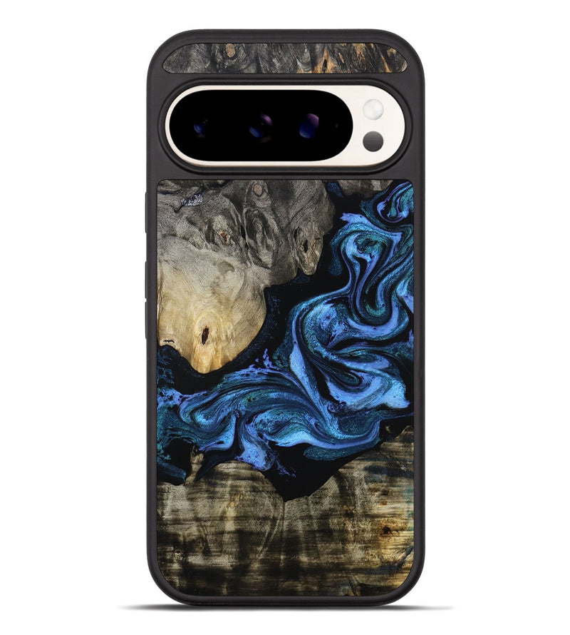 Pixel 10 Pro XL Wood Phone Case - Gerald (Blue, 801085)