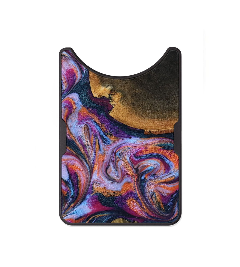 Alloy Wood Wallet - Maegan (Blue, 801086)