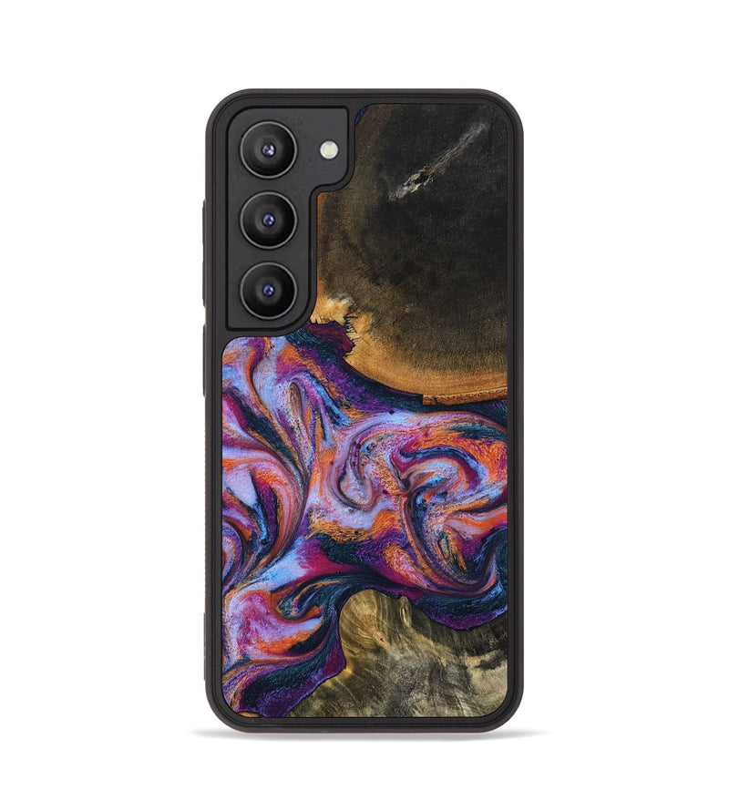 Galaxy S23 Wood Phone Case - Maegan (Blue, 801086)