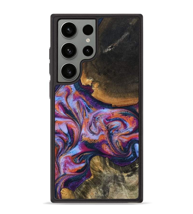 Galaxy S23 Ultra Wood Phone Case - Maegan (Blue, 801086)