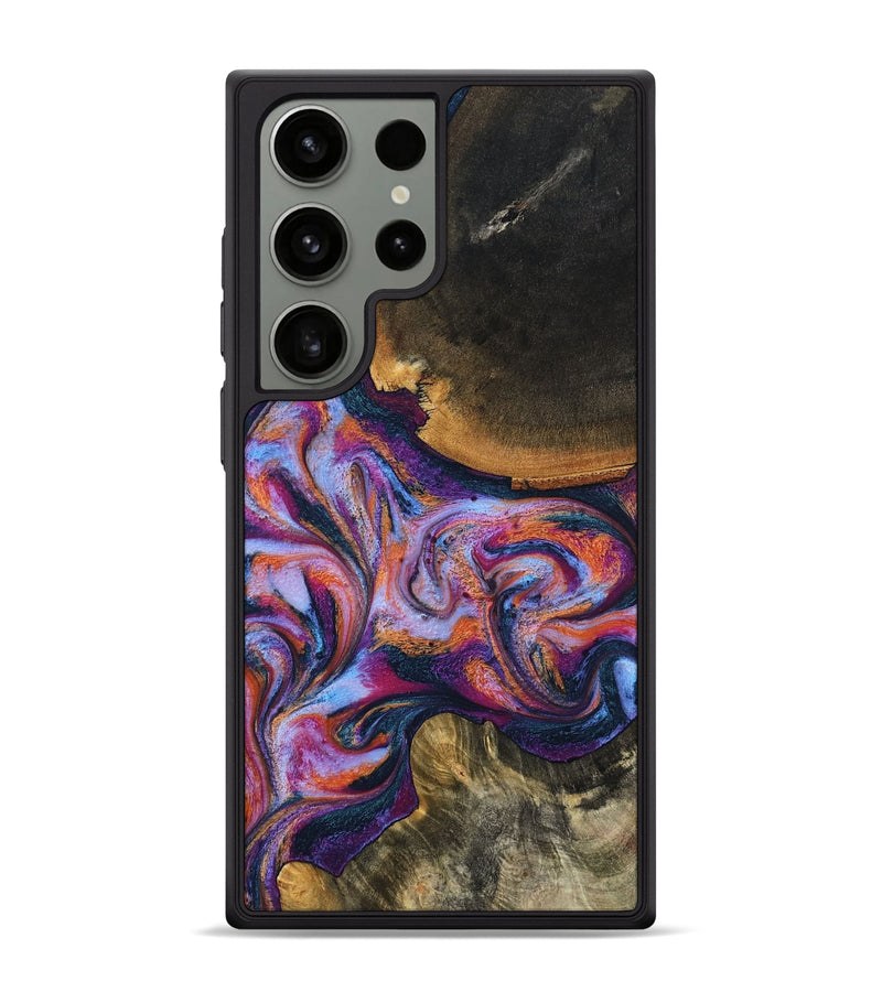 Galaxy S24 Ultra Wood Phone Case - Maegan (Blue, 801086)