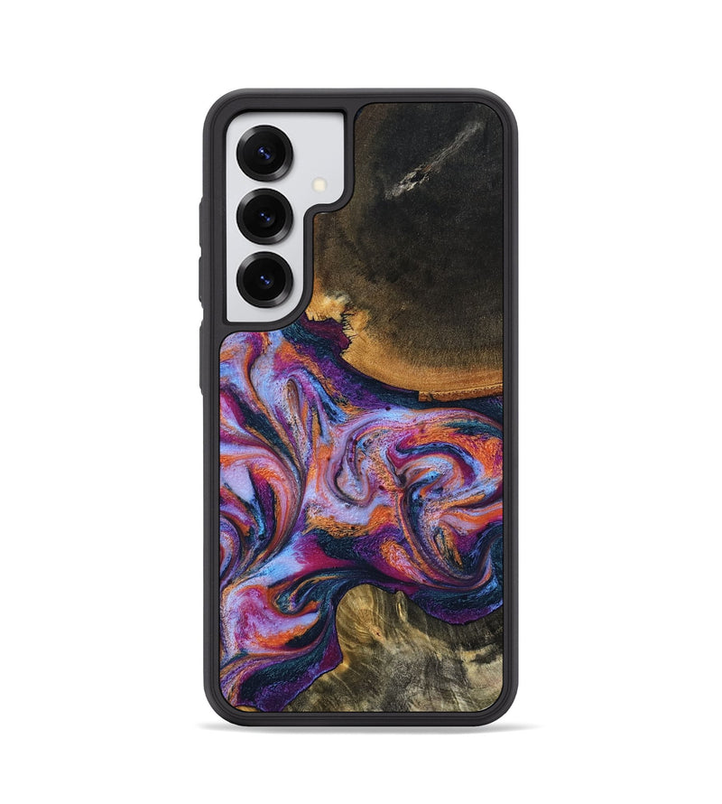 Galaxy S25 Wood Phone Case - Maegan (Blue, 801086)