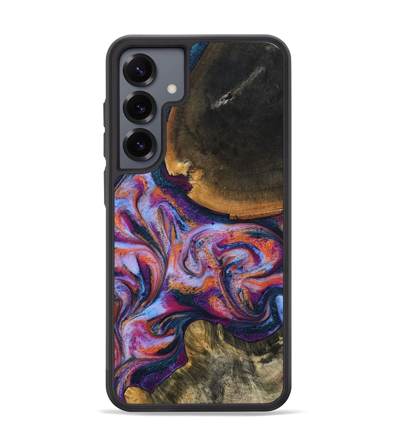 Galaxy S25 Plus Wood Phone Case - Maegan (Blue, 801086)