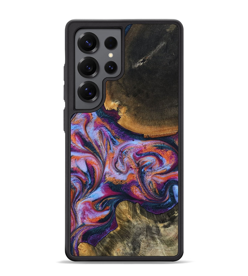 Galaxy S25 Ultra Wood Phone Case - Maegan (Blue, 801086)