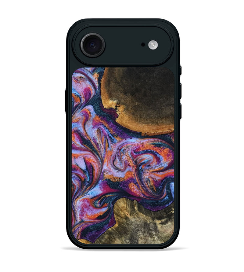 iPhone 17 Air Wood Phone Case - Maegan (Blue, 801086)