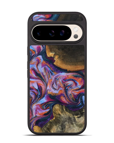Pixel 10 Wood Phone Case - Maegan (Blue, 801086)