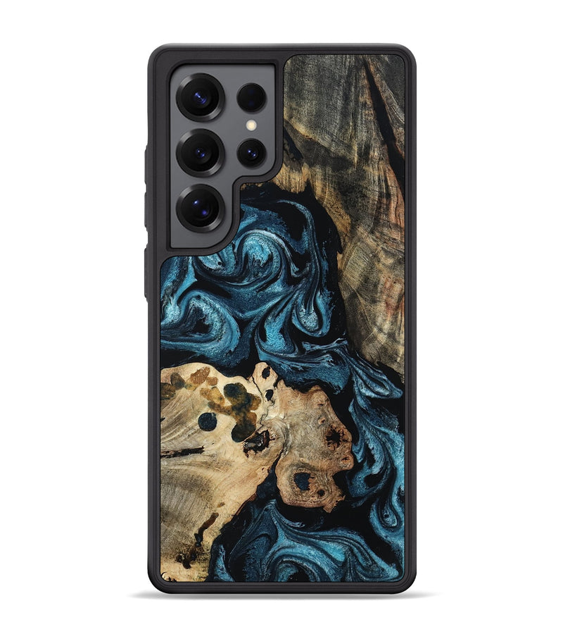 Galaxy S25 Ultra Wood Phone Case - Dianna (Blue, 801087)