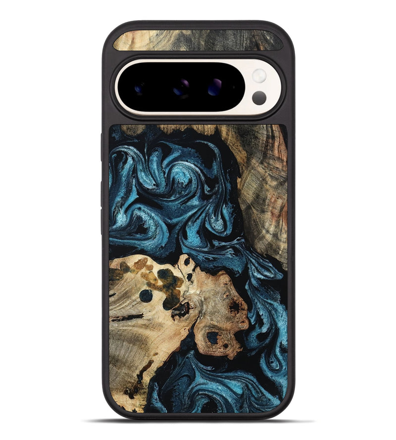 Pixel 10 Pro XL Wood Phone Case - Dianna (Blue, 801087)