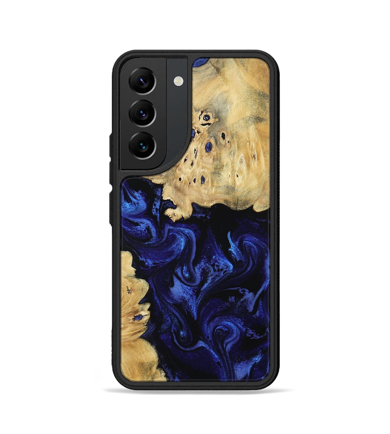 Galaxy S22 Wood Phone Case - Nautica (Blue, 801088)