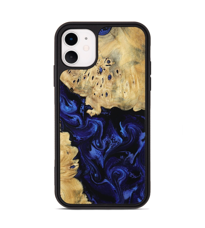iPhone 11 Wood Phone Case - Nautica (Blue, 801088)