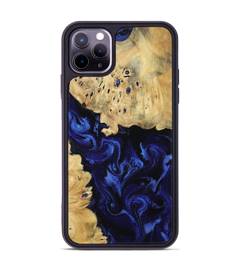 iPhone 11 Pro Max Wood Phone Case - Nautica (Blue, 801088)
