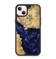 iPhone 14 Plus Wood Phone Case - Nautica (Blue, 801088)