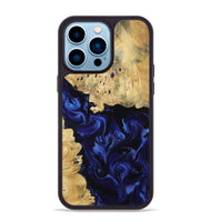 iPhone 14 Pro Max Wood Phone Case - Nautica (Blue, 801088)