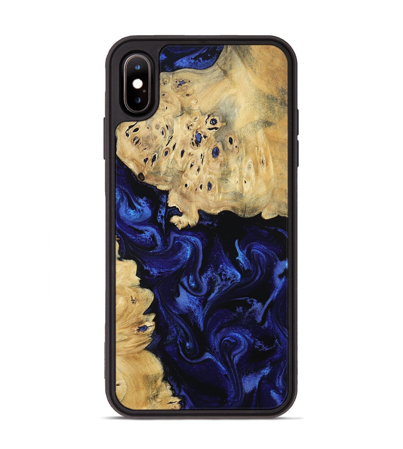 iPhone Xs Max Wood Phone Case - Nautica (Blue, 801088)