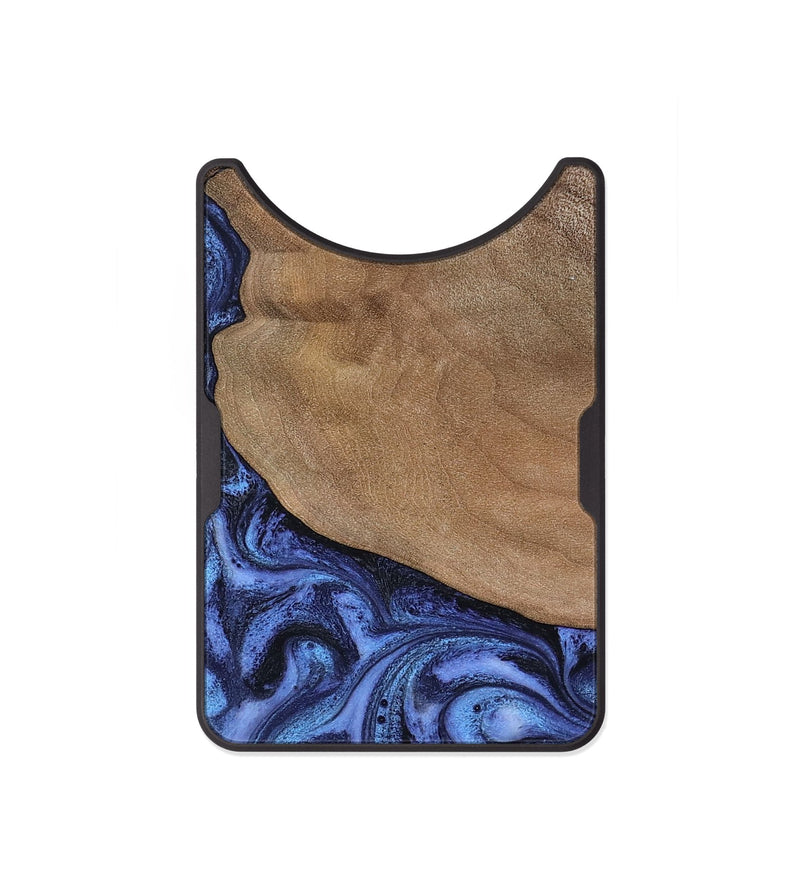 Alloy Wood Wallet - Marlene (Blue, 801092)