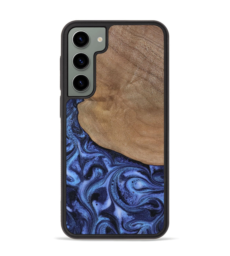 Galaxy S23 Plus Wood Phone Case - Marlene (Blue, 801092)