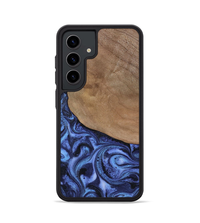 Galaxy S24 Wood Phone Case - Marlene (Blue, 801092)