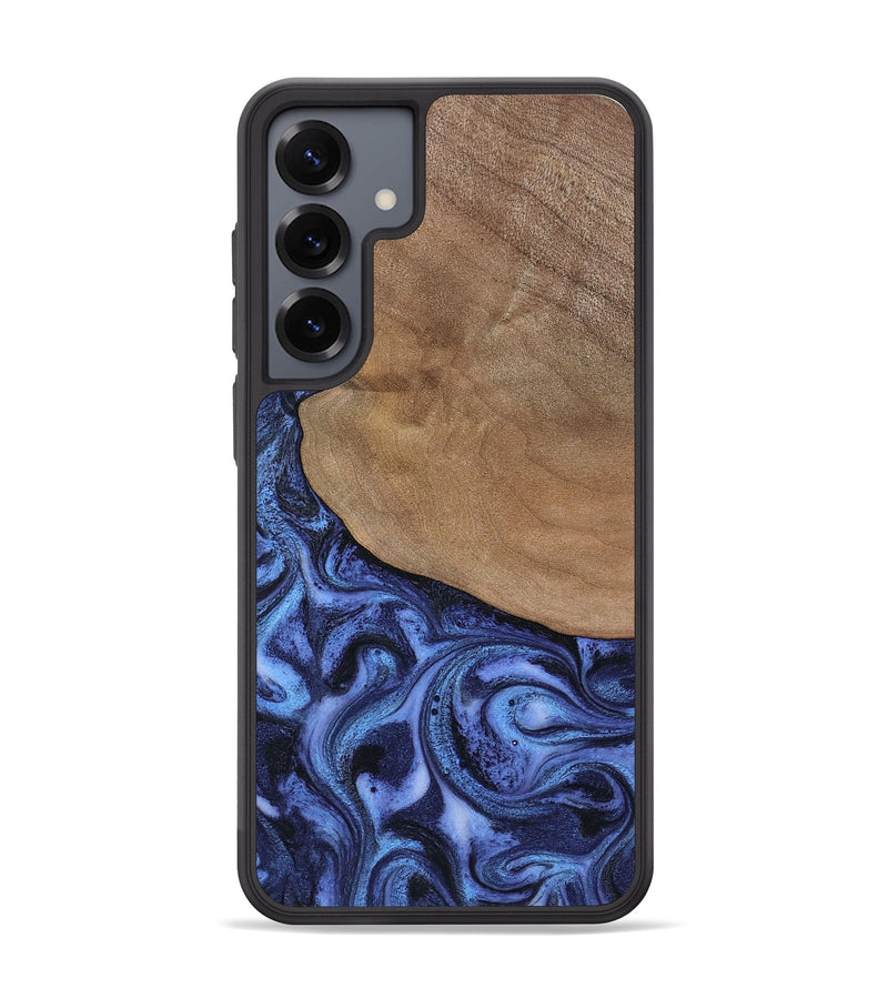 Galaxy S25 Plus Wood Phone Case - Marlene (Blue, 801092)