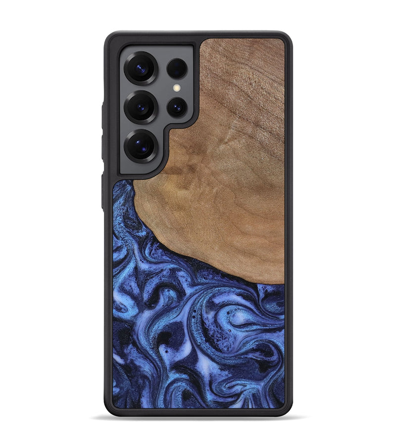 Galaxy S25 Ultra Wood Phone Case - Marlene (Blue, 801092)