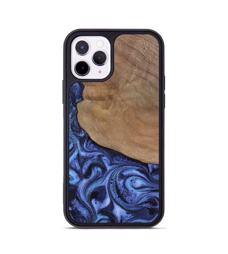 iPhone 11 Pro Wood Phone Case - Marlene (Blue, 801092)