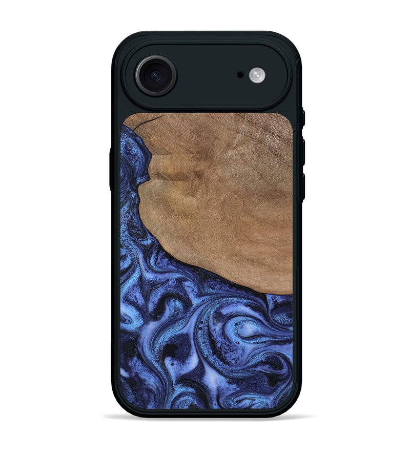 iPhone 17 Air Wood Phone Case - Marlene (Blue, 801092)