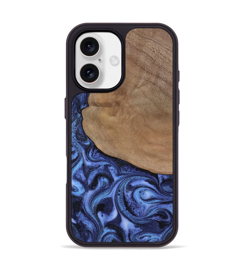 iPhone 17 Wood Phone Case - Marlene (Blue, 801092)