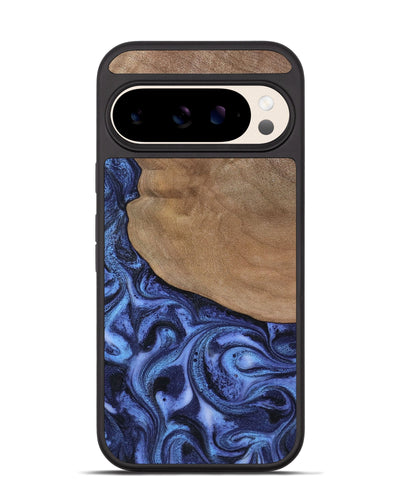 Pixel 10 Wood Phone Case - Marlene (Blue, 801092)