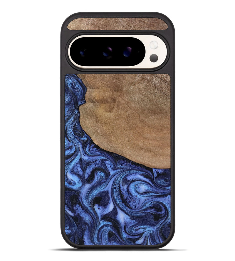 Pixel 10 Pro XL Wood Phone Case - Marlene (Blue, 801092)
