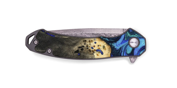 EDC Wood Pocket Knife - Mason (Blue, 801093)