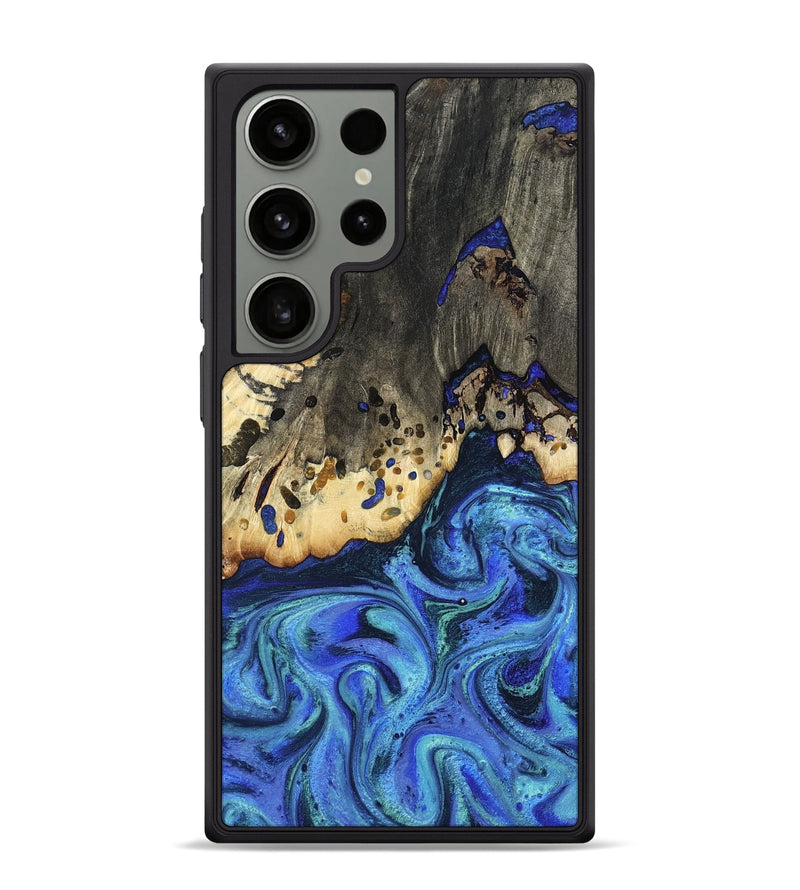 Galaxy S24 Ultra Wood Phone Case - Mason (Blue, 801093)