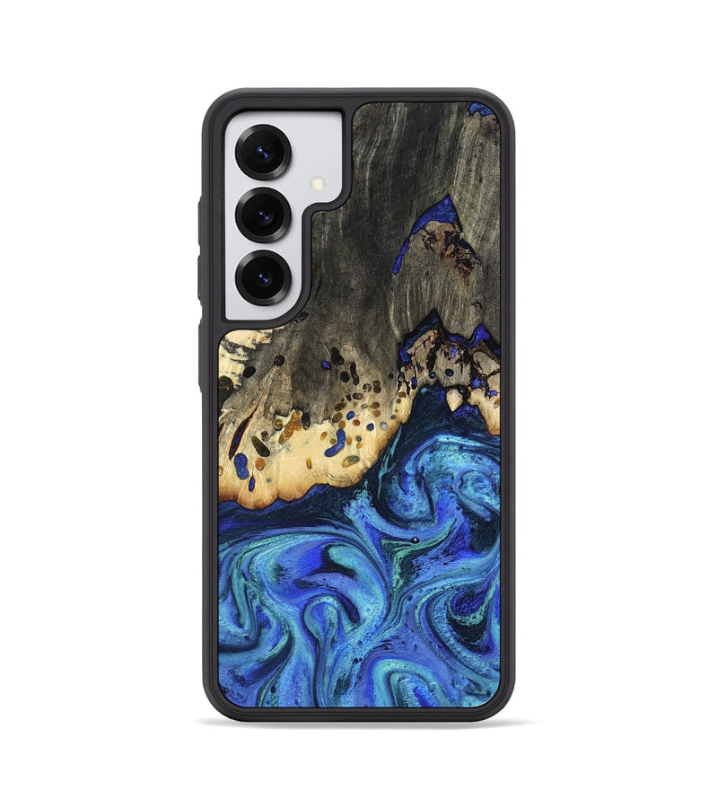 Galaxy S25 Wood Phone Case - Mason (Blue, 801093)