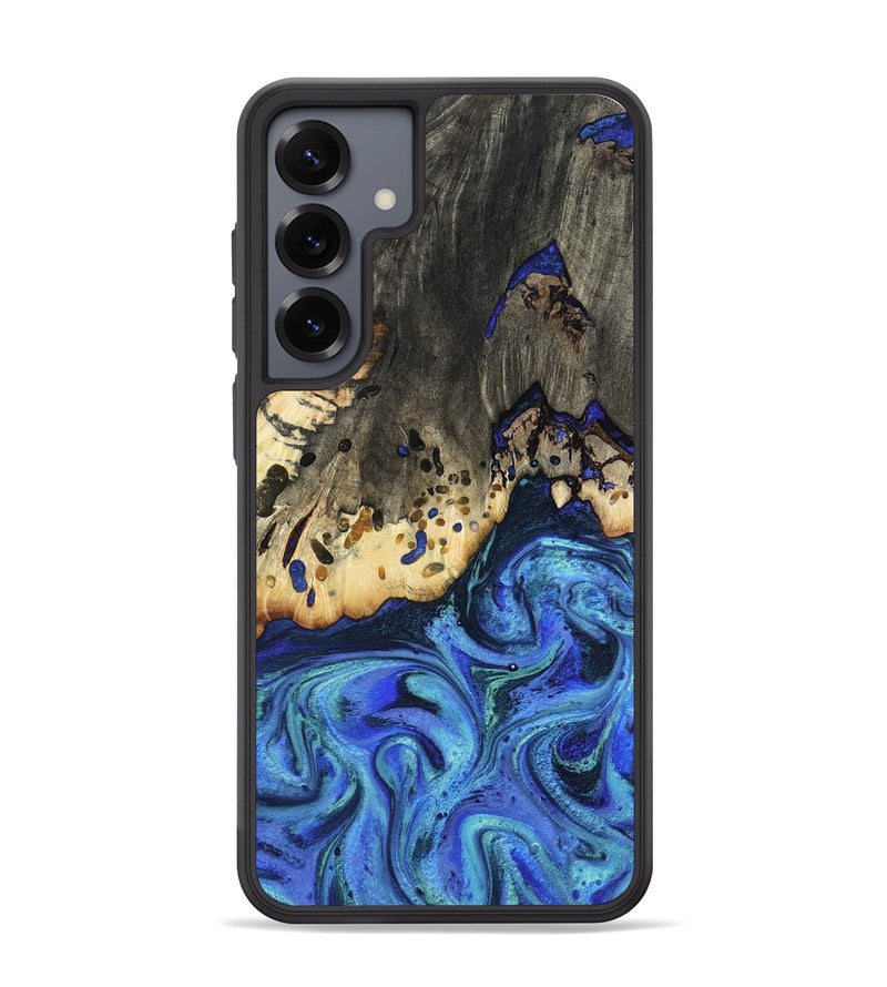 Galaxy S25 Plus Wood Phone Case - Mason (Blue, 801093)