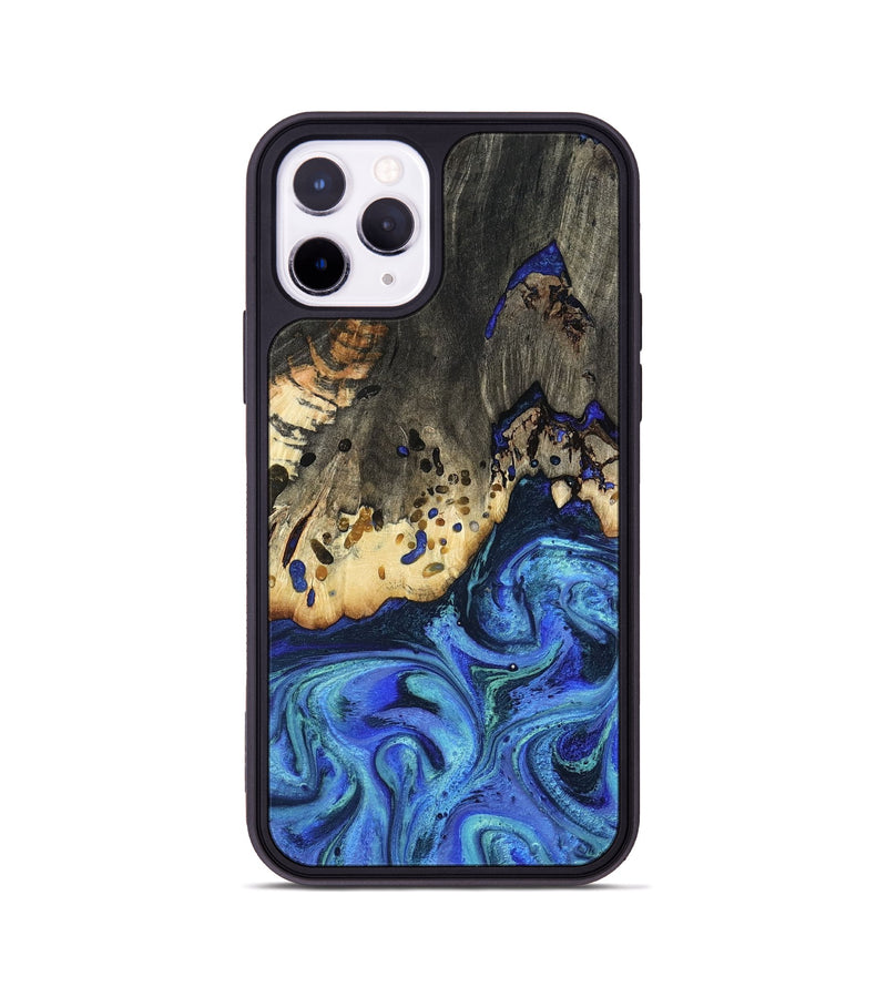 iPhone 11 Pro Wood Phone Case - Mason (Blue, 801093)