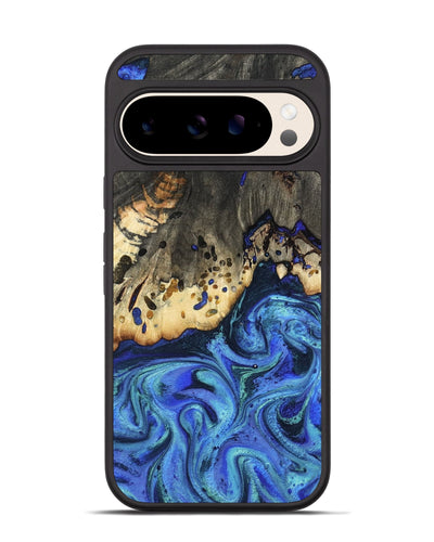 Pixel 10 Wood Phone Case - Mason (Blue, 801093)