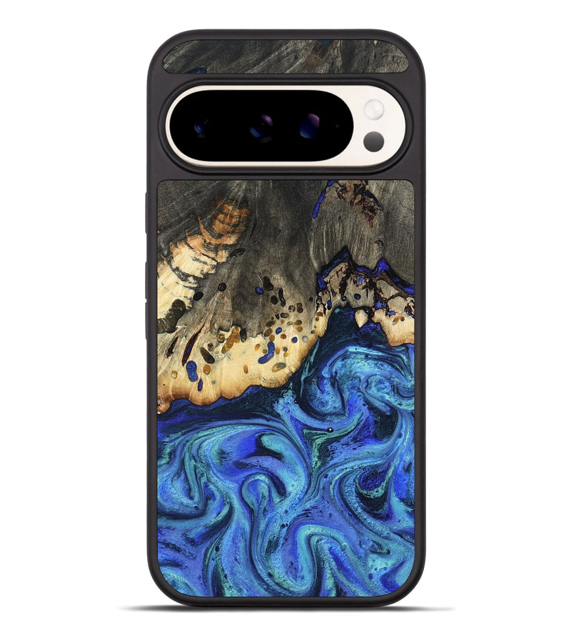 Pixel 9 Pro XL Wood Phone Case - Mason (Blue, 801093)