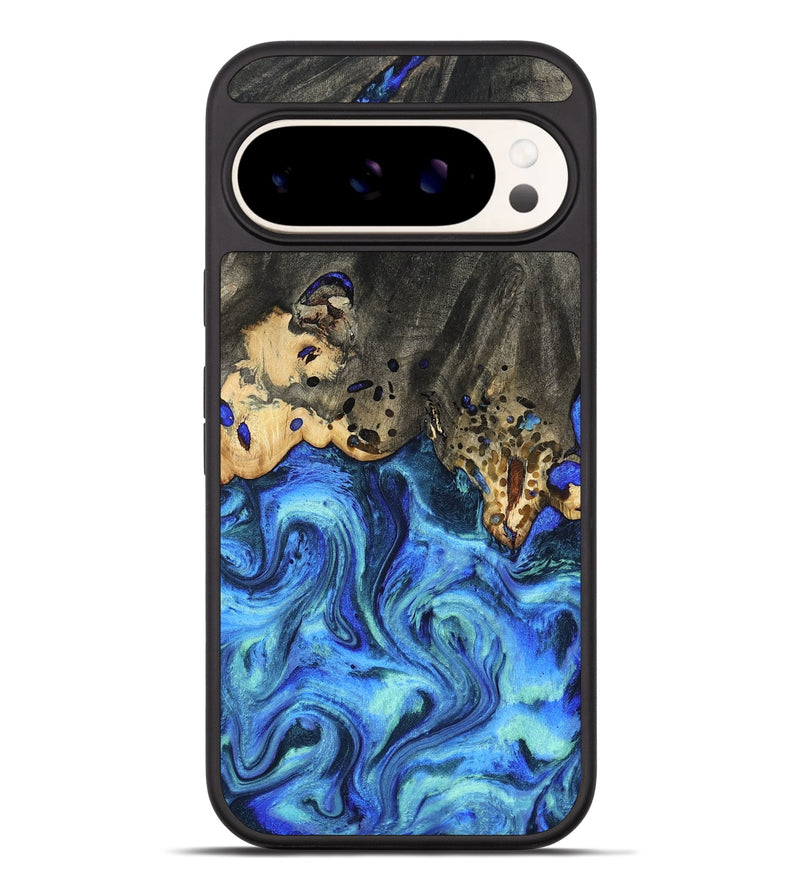 Pixel 9 Pro XL Wood Phone Case - Perry (Blue, 801095)