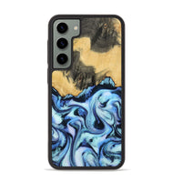 Galaxy S23 Plus Wood Phone Case - Tristin (Blue, 801097)